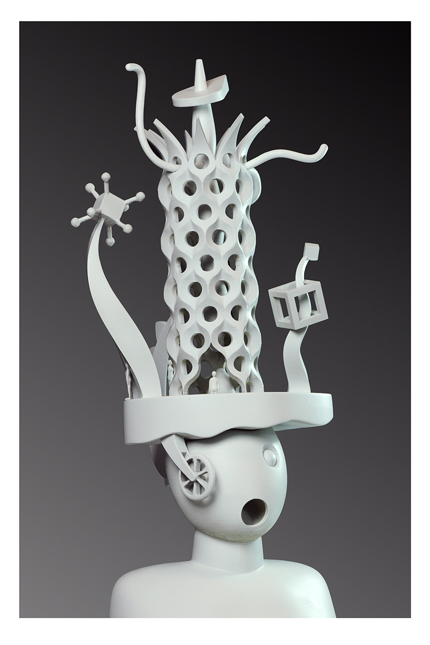 3D Sculpture 02 Designed by Cor van Wees - Digital modeling and fabrication by 3D Creation Lab